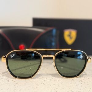 Ray-Ban Scuderia Ferrari RB3673M Black/Gold Sunglasses